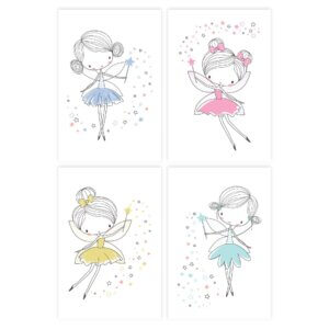 Placas Decorativas para Quarto de Menina Fadas
