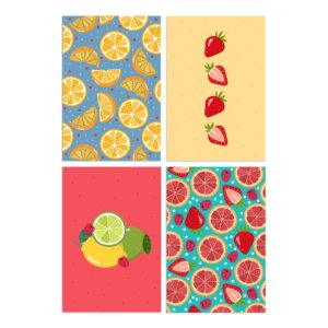 Placas Decorativas MDF Frutas Cítricas