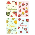 Placas Decorativas MDF Frutas Refrescantes 20x30cm Kit 4un