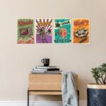 Placas Decorativas Vintage Cinema 20x30cm Kit 4un