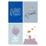 Placas Decorativas Pequeno Principe para Quarto 30x40cm