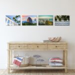 Placas Decorativas Cidade Rio de Janeiro kit 4un 20x30cm
