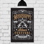 Placa Decorativa MDF Mississippi 30x40
