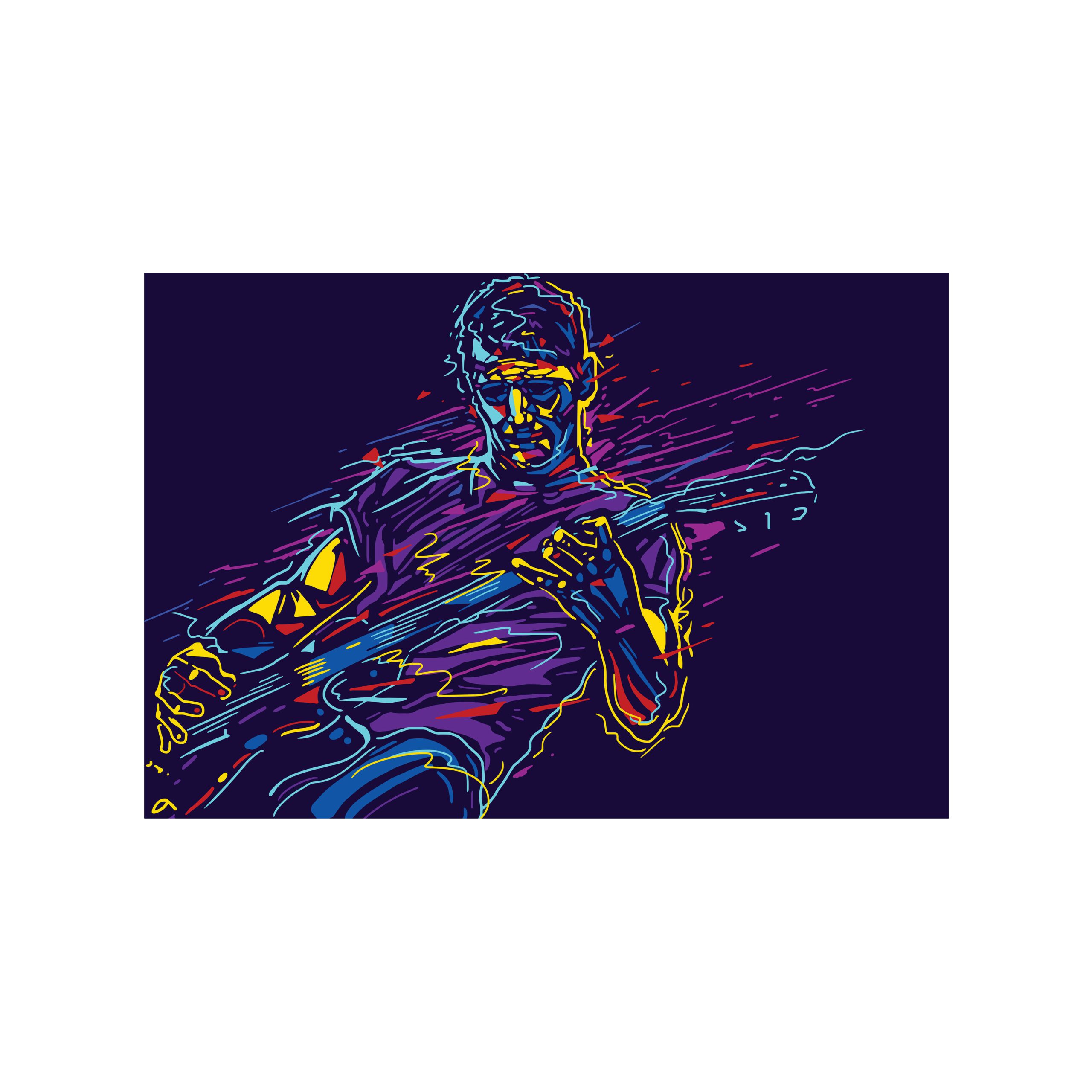 Placa Decorativa Música Guitarrista 02 20x30cm,Placa Decorativa Música Guitarrista 02 20x30cm