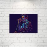 Placa Decorativa Música Vocal 01 30x40cm