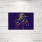 Placa Decorativa Música Vocal 02 30x40cm