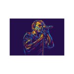 Placa Decorativa Música Vocal 02 20x30cm