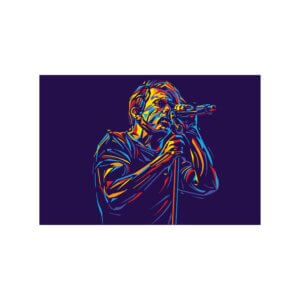 Placa Decorativa Música Vocal 02 20x30cm,Placa Decorativa Música Vocal 02 20x30cm