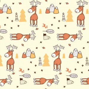 Papel de Parede para Quarto Infantil Alce