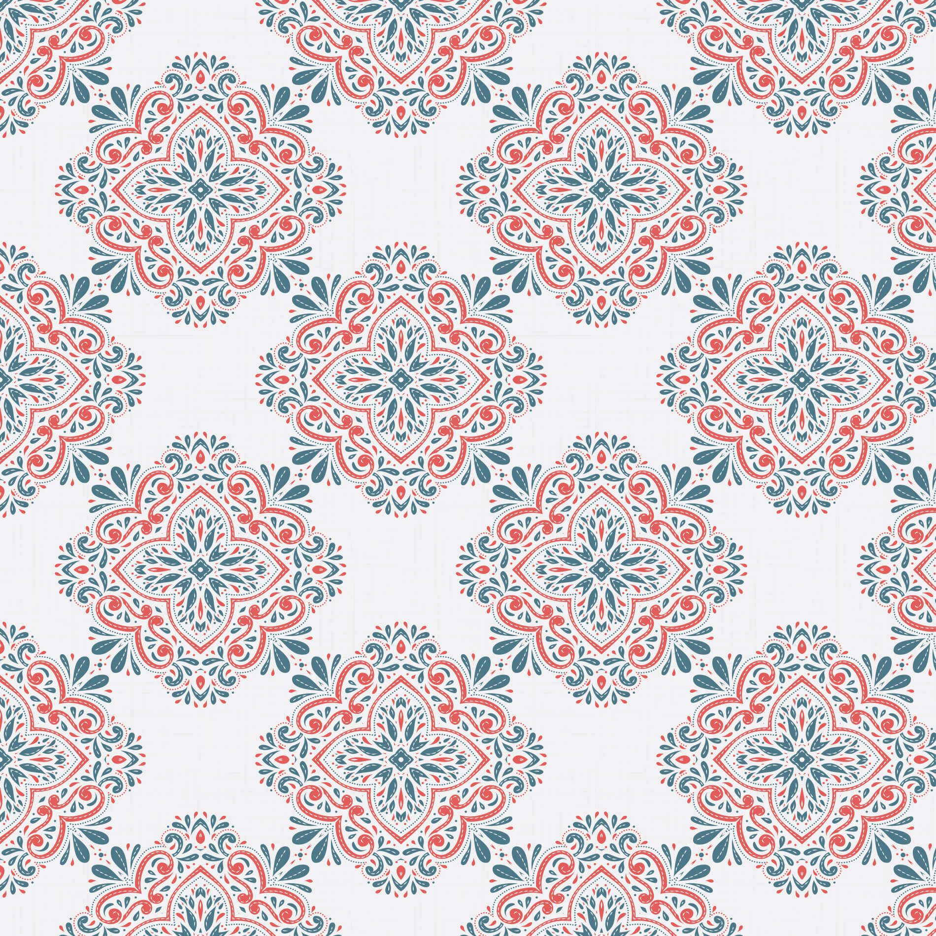 Papel de Parede Arabesco Étnico