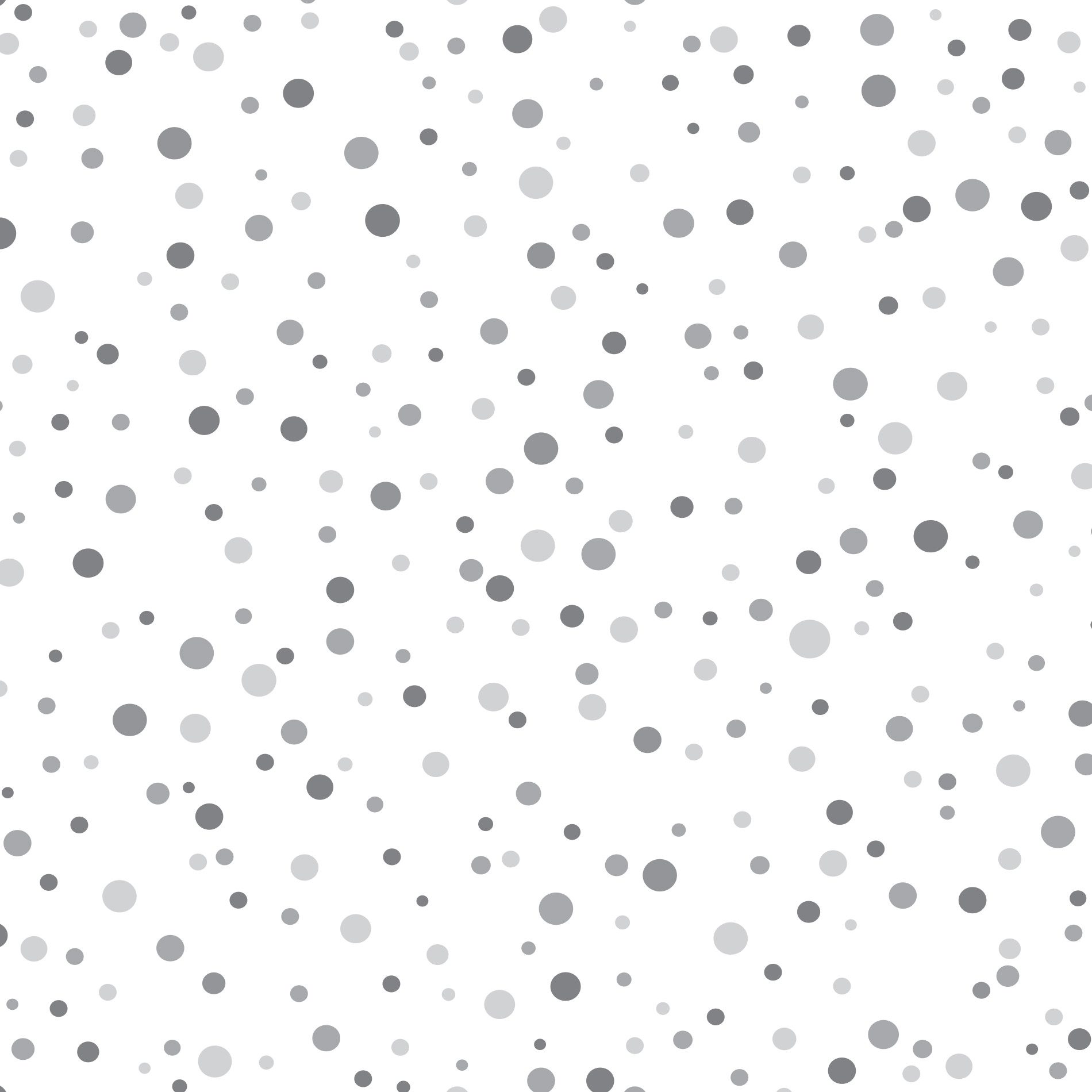 Papel de Parede Bolinhas em tons de Cinza