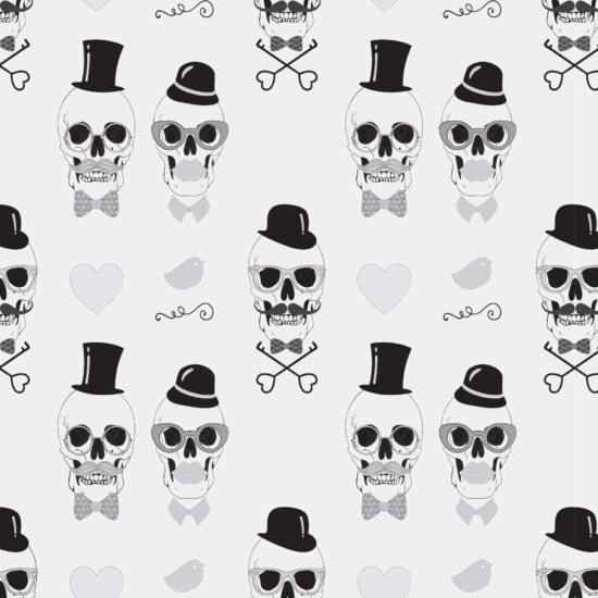 Papel de parede preto e branco