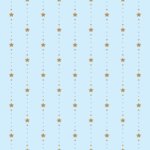 Papel de Parede Infantil Estrelinhas Fundo Azul 57x270cm