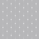 Papel de Parede Infantil Estrelinhas Fundo Cinza 57x270cm