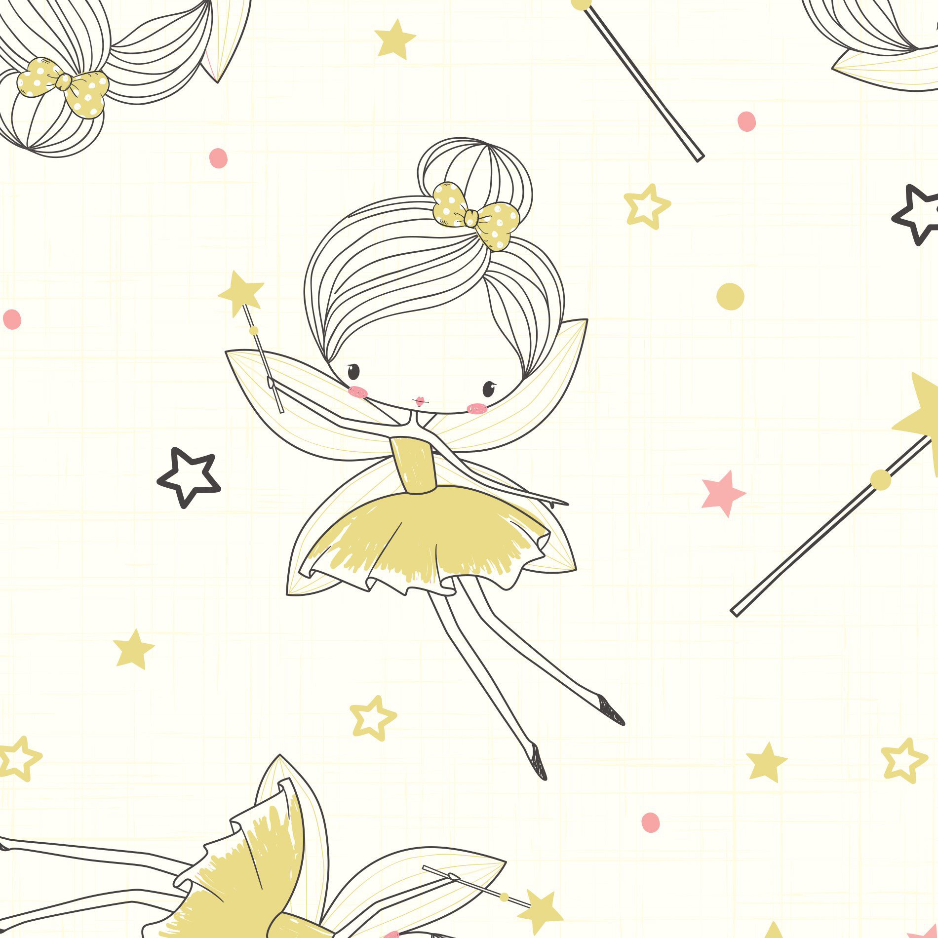 Papel de Parede para Quarto de Menina Fadas