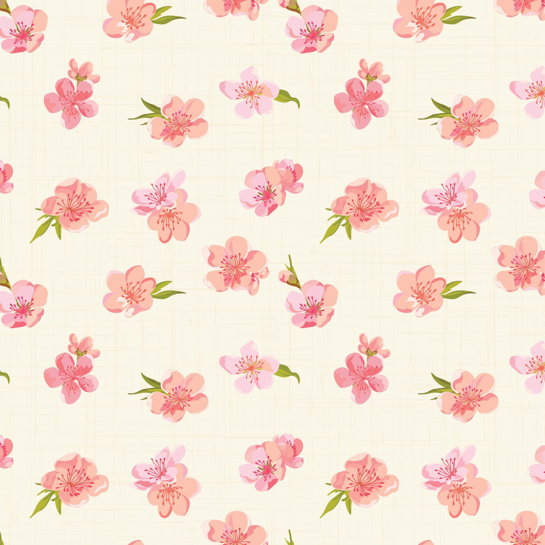 Papel de Parede de Flores Adesivo Florido