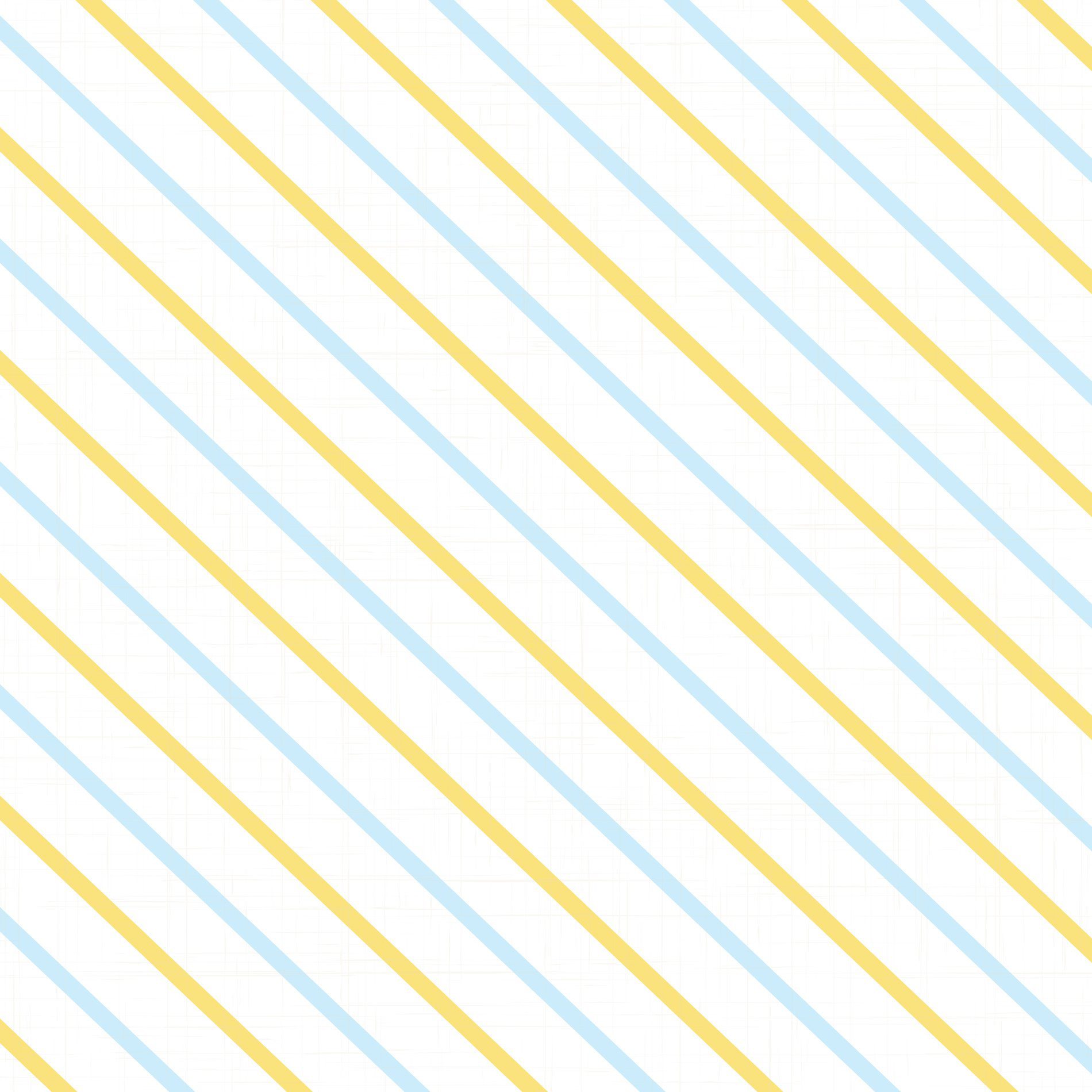 Papel de Parede Adesivo Listrado Azul e Amarelo