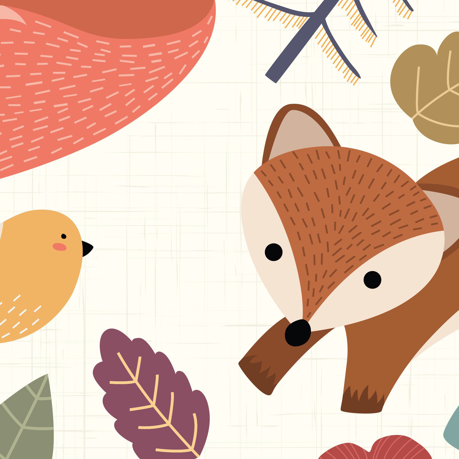 Papel de Parede Raposa Raposinha