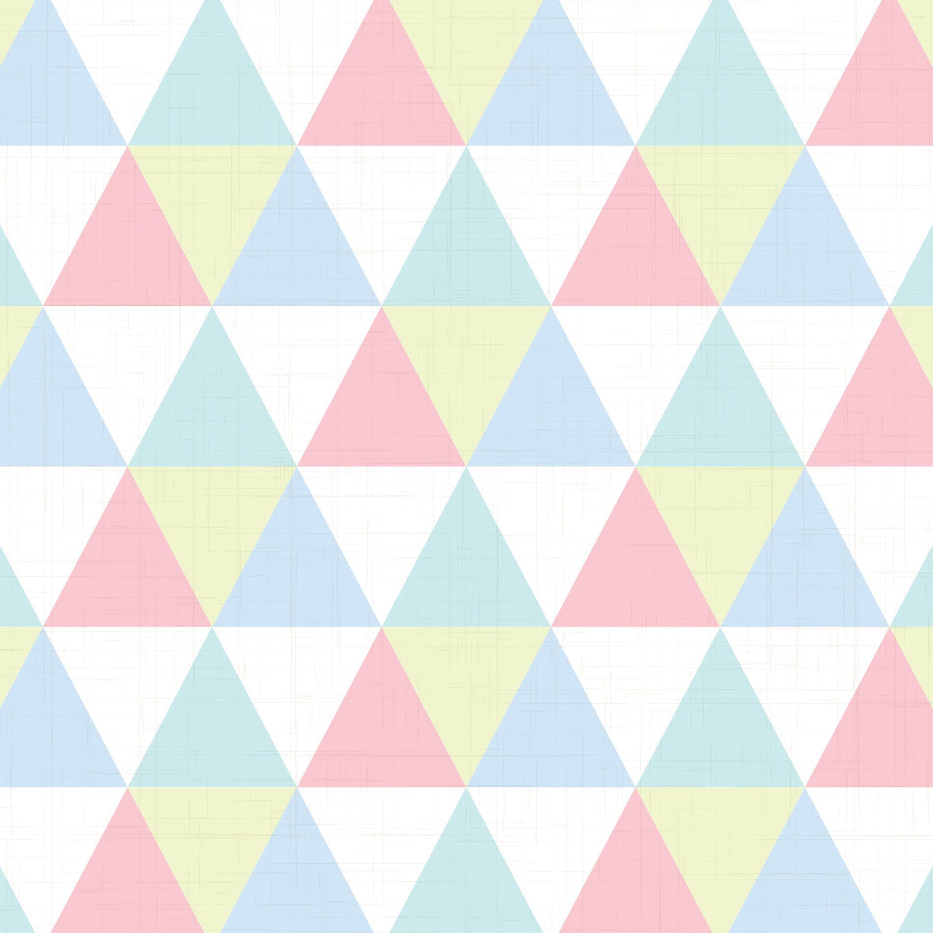 Papel de Parede Triângulos Coloridos