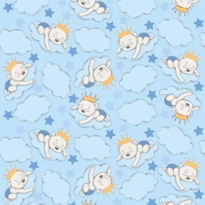 Papel de Parede Ursinho Príncipe 57x270cm
