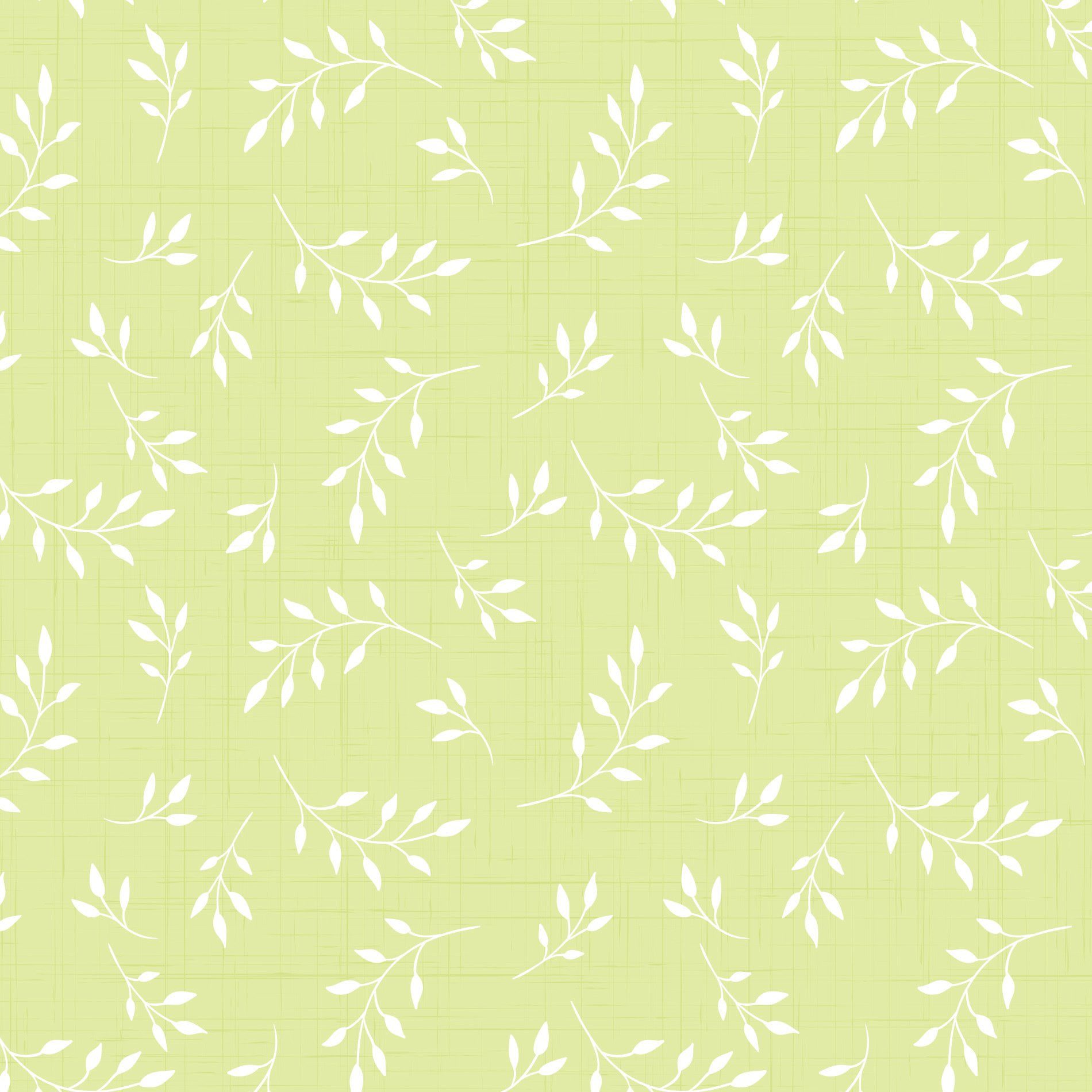 Papel de Parede Verde Galhos