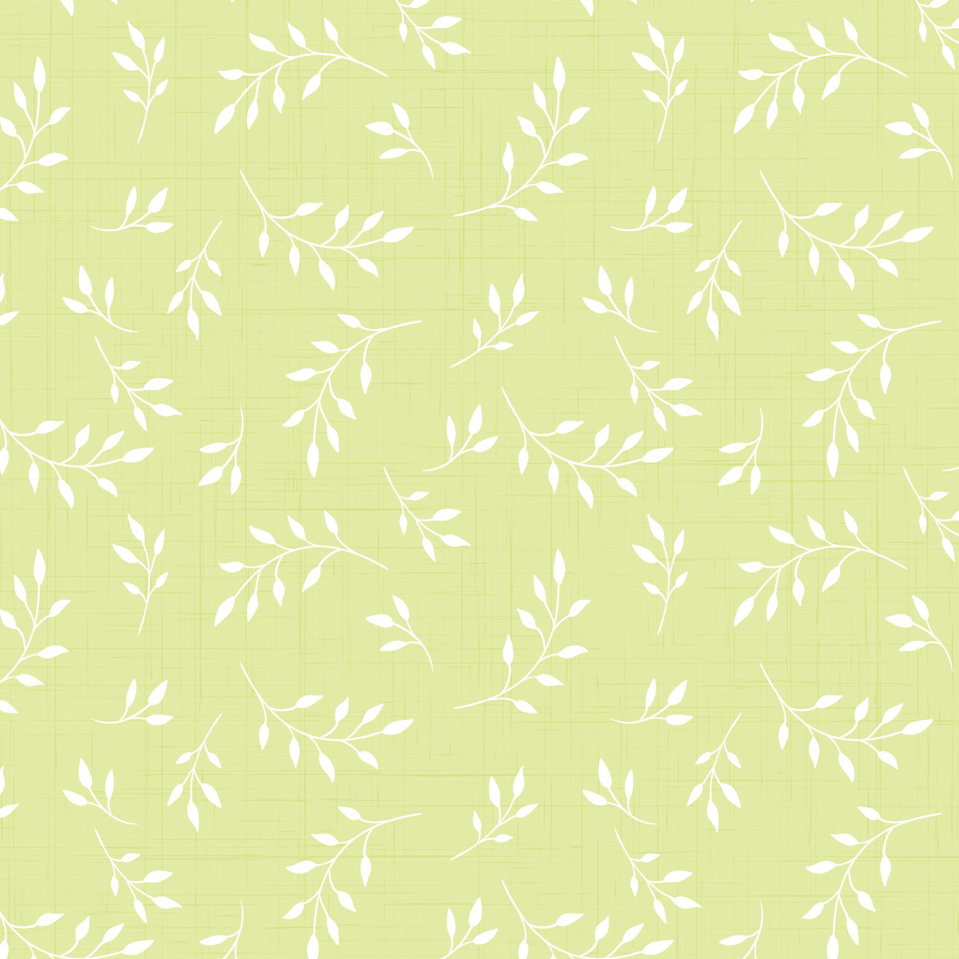 Papel de Parede Verde Galhos