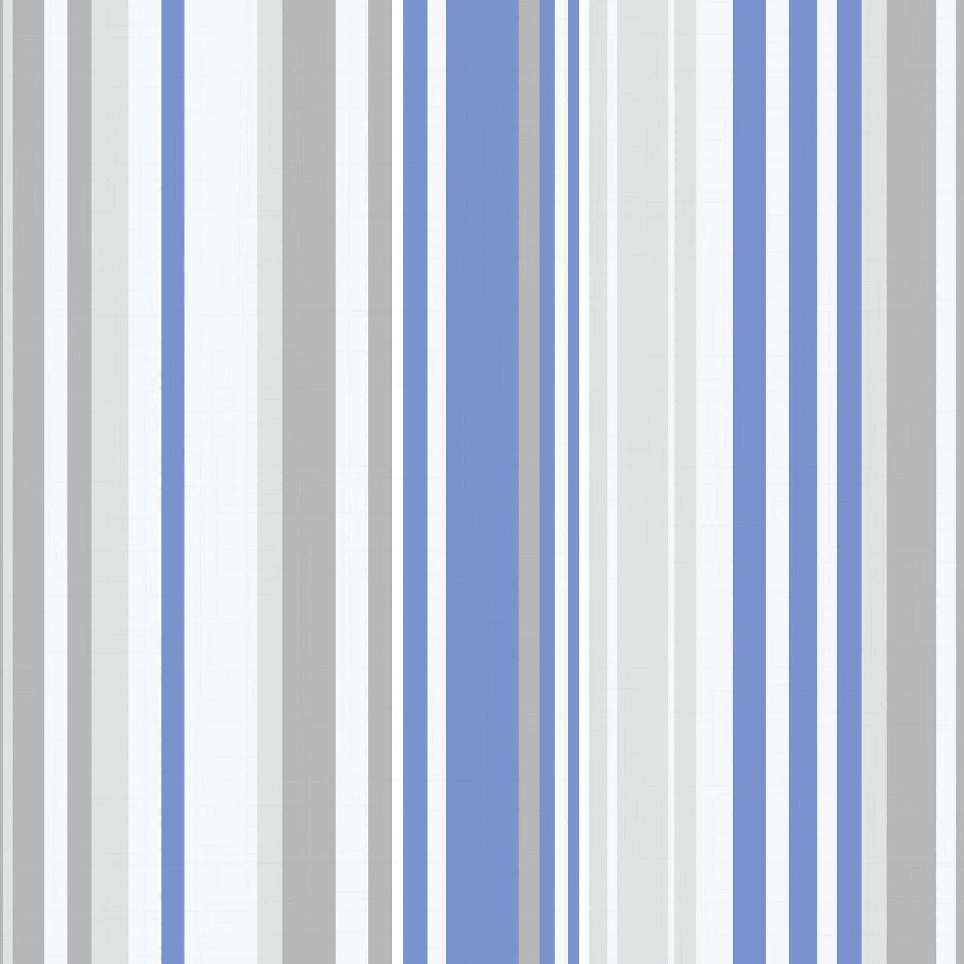 Papel de Parede Listrado Azul e Cinza 57x270cm,Papel de Parede Listrado Azul e Cinza 57x270cm