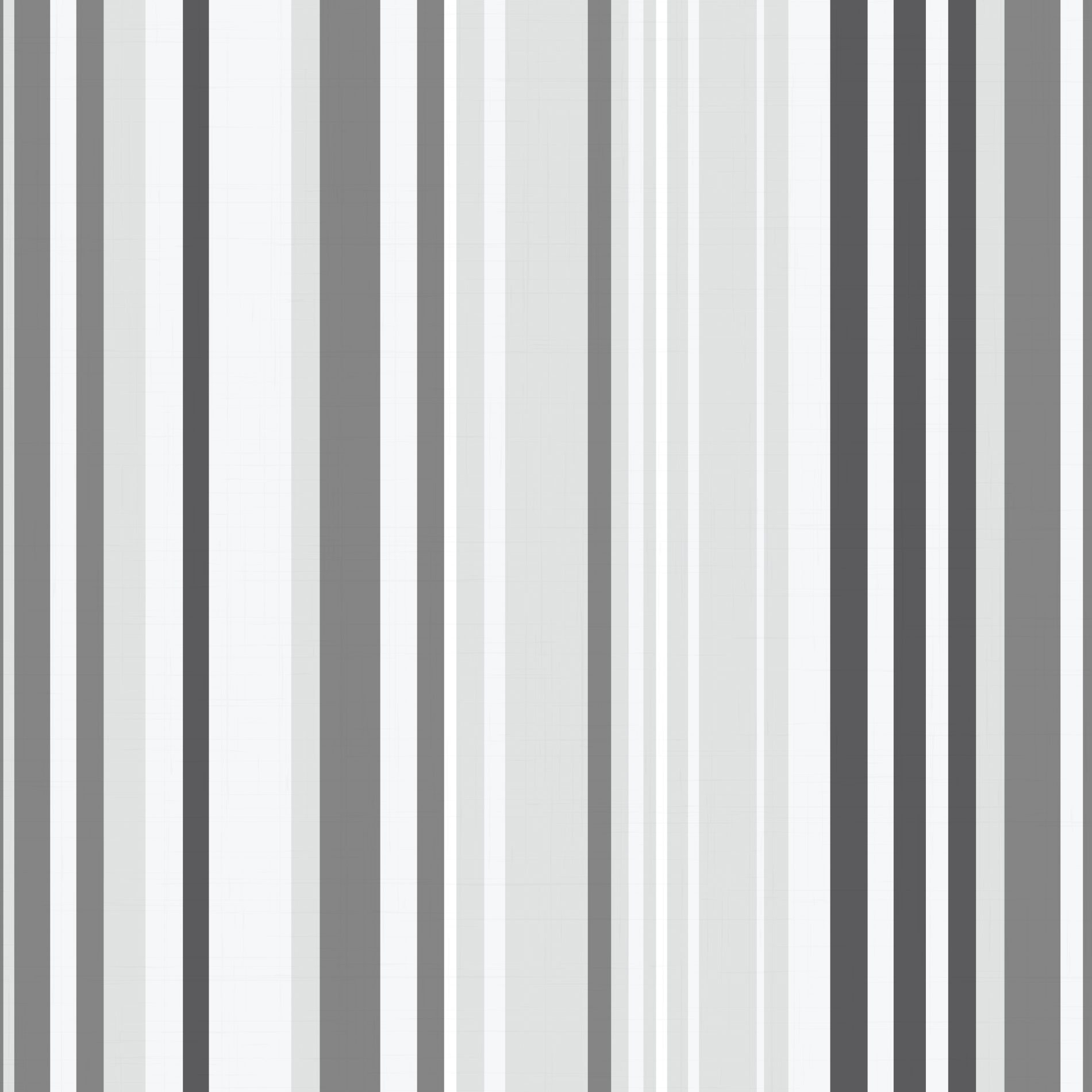 Papel de Parede Listrado Tons de Cinza para Sala 57x270cm,Papel de Parede Listrado Tons de Cinza para Sala 57x270cm