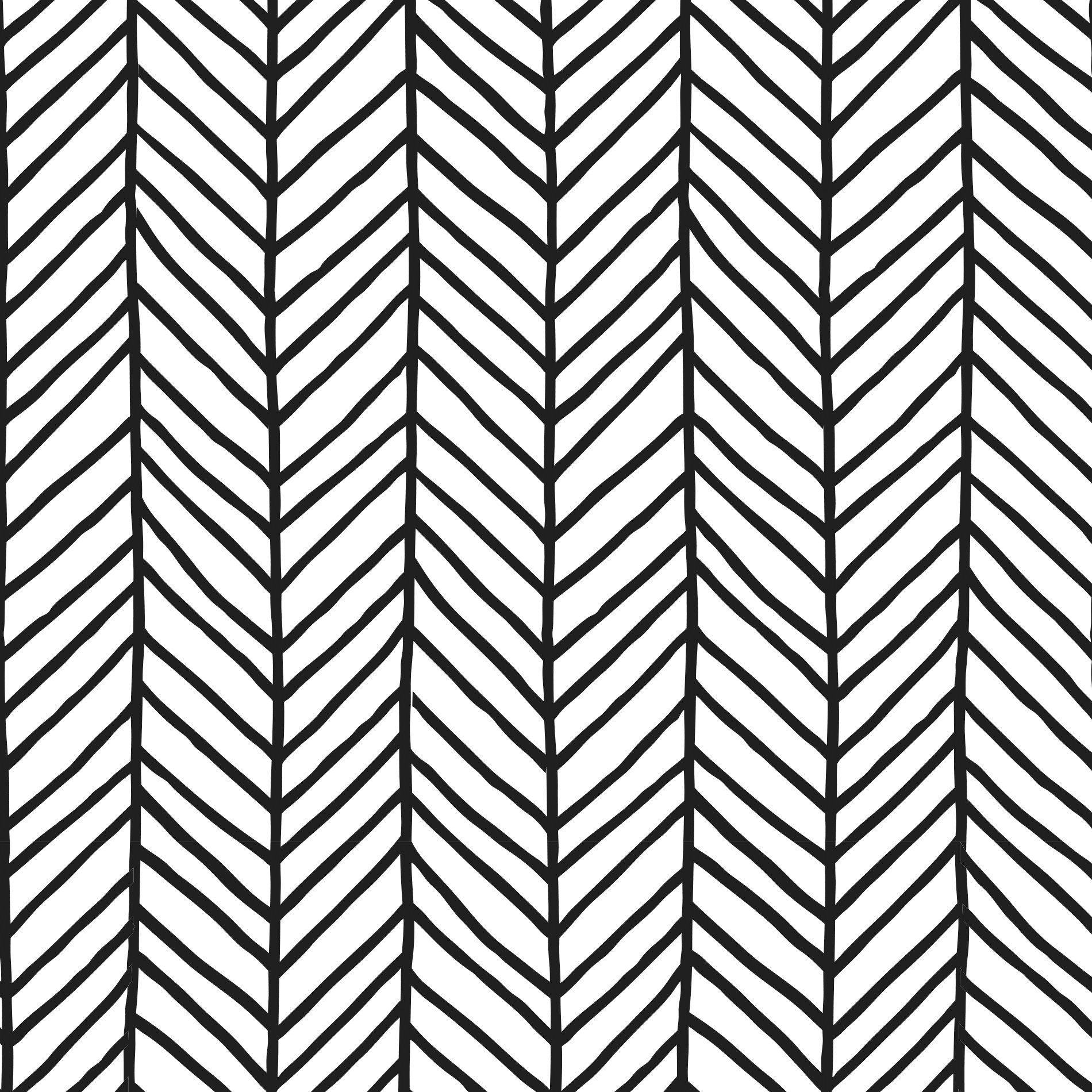 Papel de Parede Preto Branco Decoração Minimalista