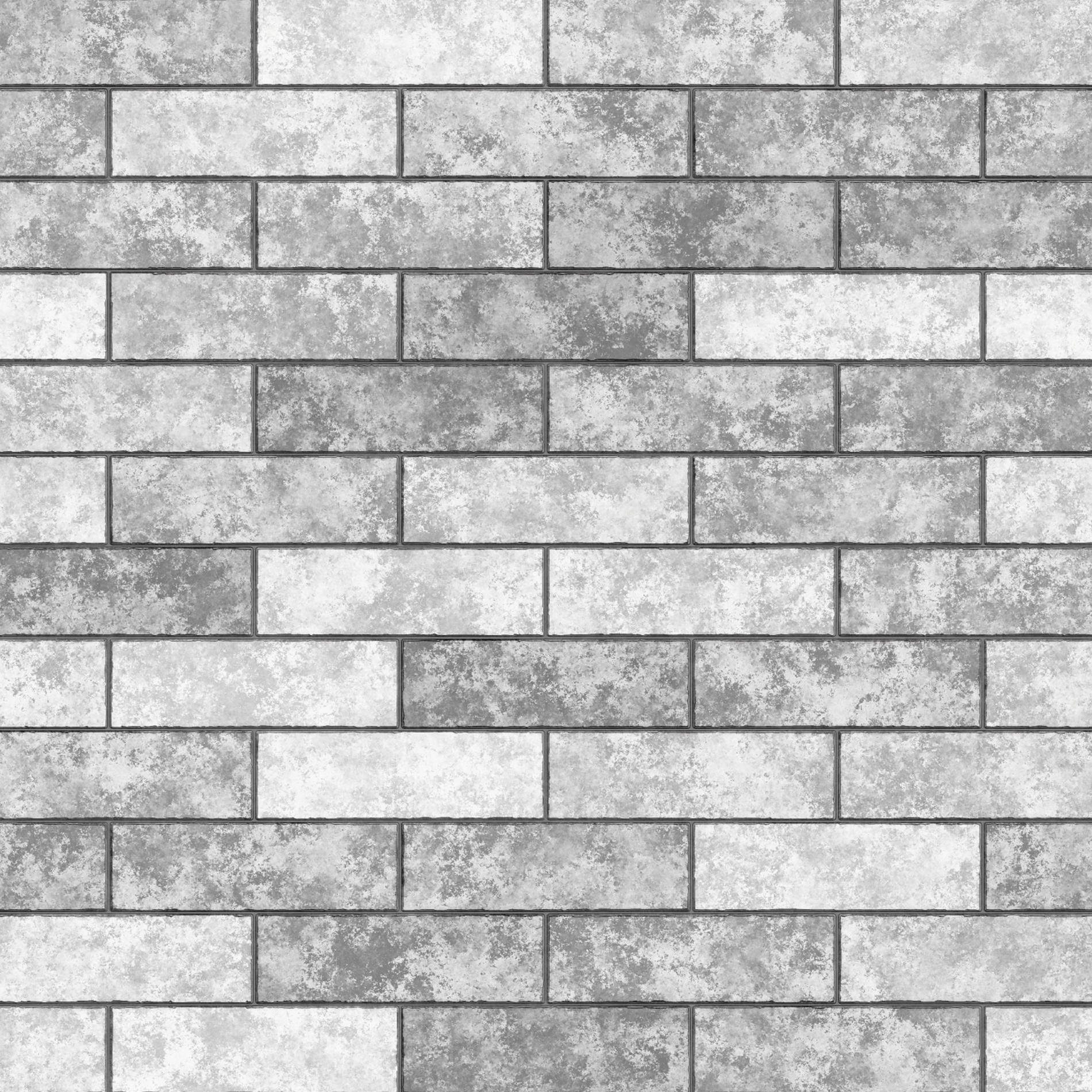 apel de Parede Tijolos 3D Concreto Rústico Adesivo