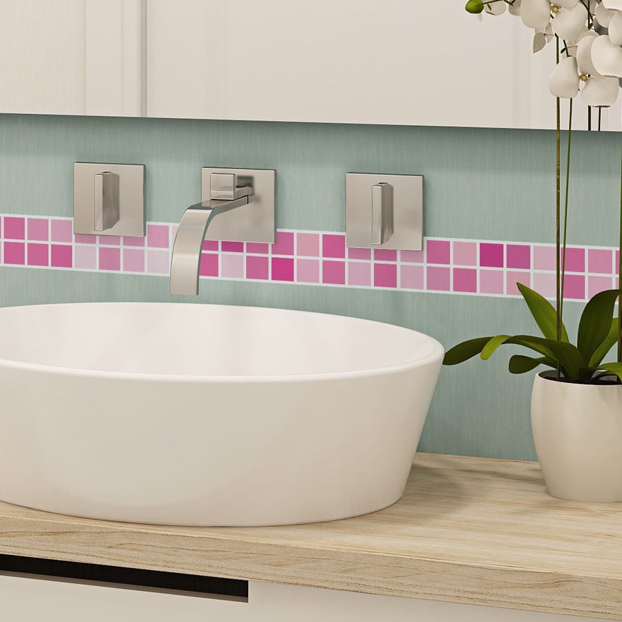 Adesivo de Pastilhas Cozinha Várias Cores 3x30cm 15un