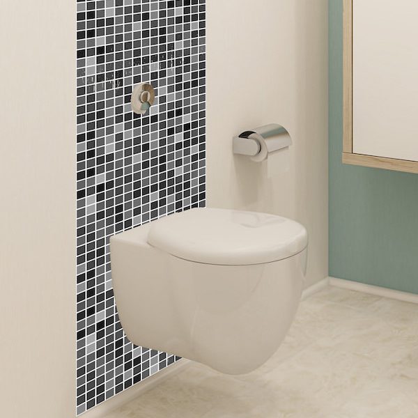 Adesivo de Pastilhas Cozinha Várias Cores 25x25cm 10un