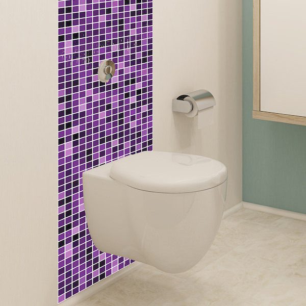 Adesivo de Pastilhas Cozinha Várias Cores 25x25cm 10un