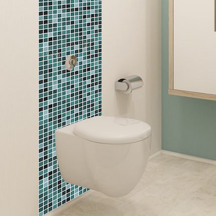 Adesivo de Pastilhas Cozinha Várias Cores 25x25cm 10un