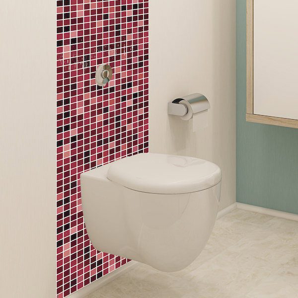 Adesivo de Pastilhas Cozinha Várias Cores 25x25cm 10un