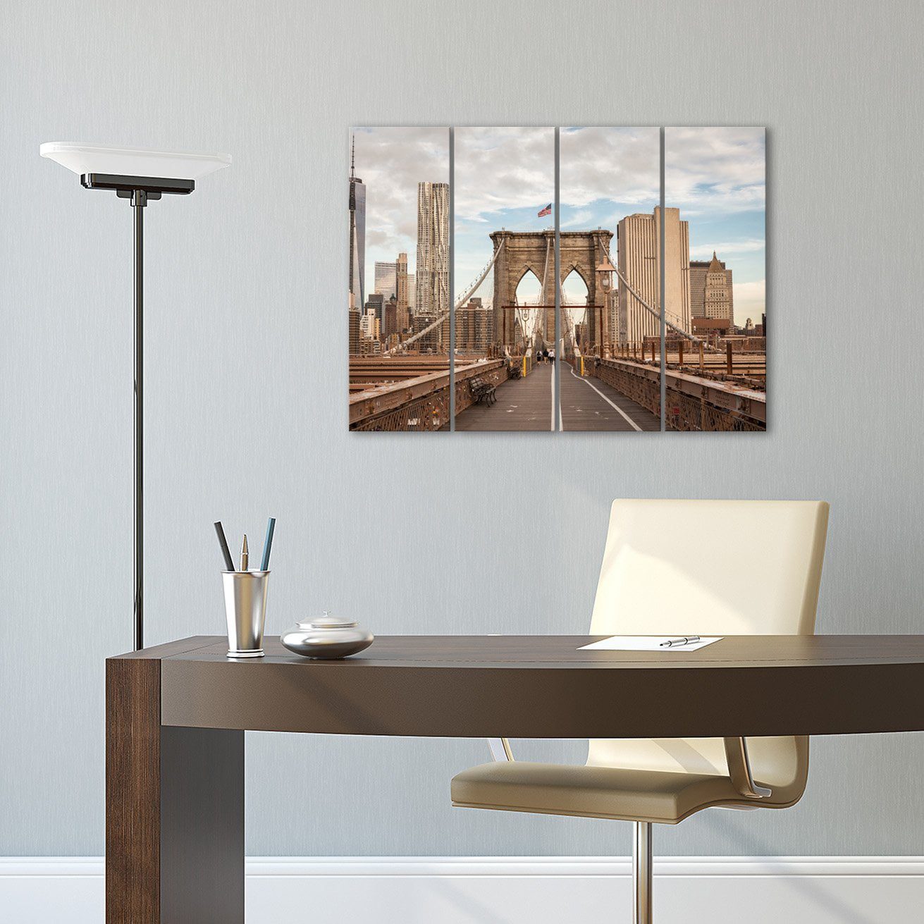 Placa Painel Decorativa em MDF Foto Brooklyn