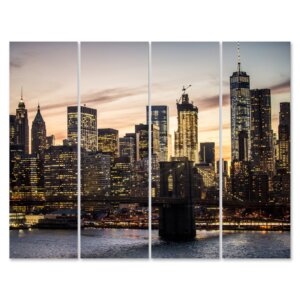 Placa Painel Decorativa em MDF Foto Manhattan