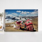 Placa Decorativa Paisagem Andes Peru 20x30cm
