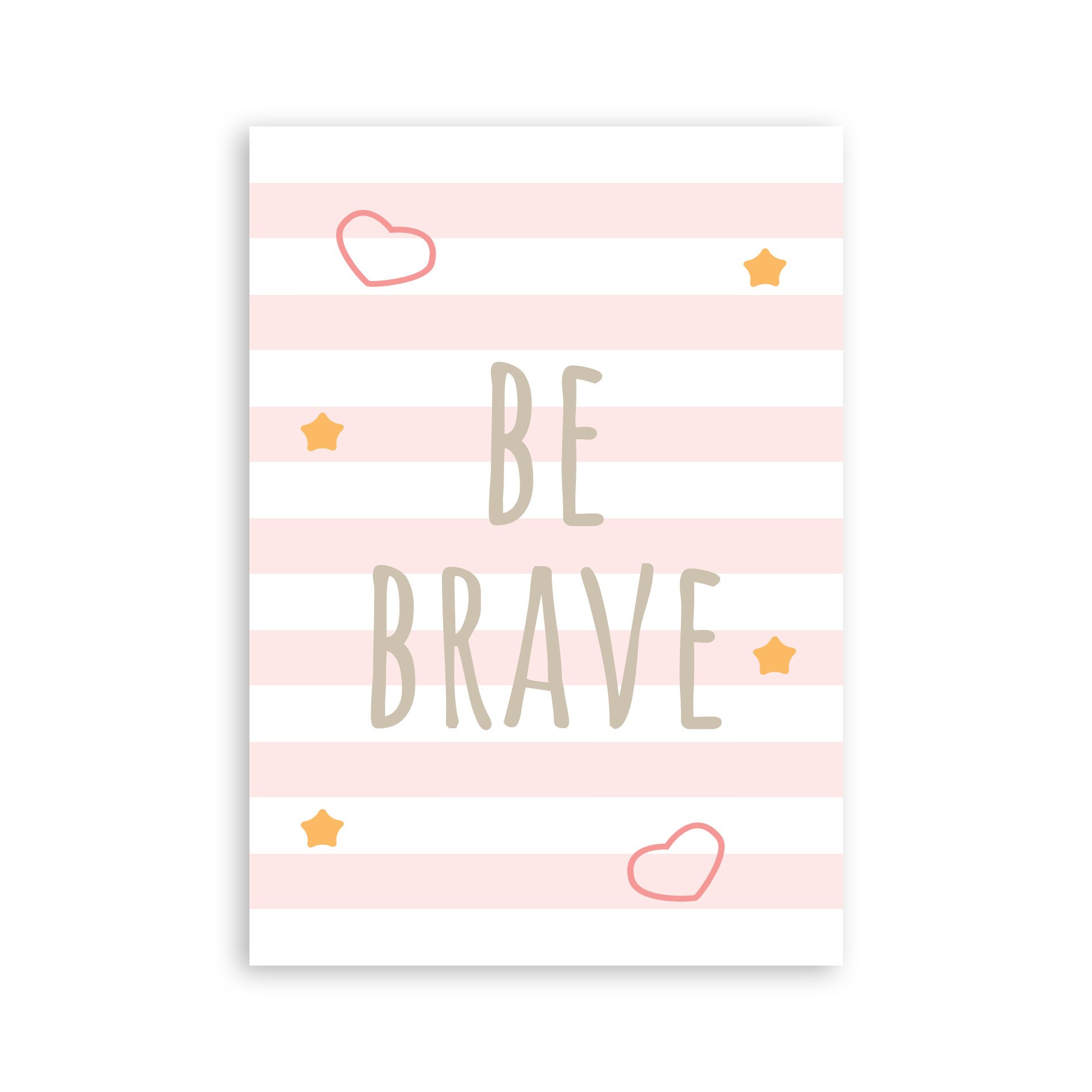 Placa Decorativa Girafa e Hipopótamo Rosa Kit 4un 20x30cm