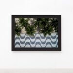 Quadro Cidade Rio de Janeiro Copacabana Mold Preta 22x32cm