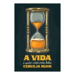 Placa Decorativa Frase Cerveja Ruim 20x30cm