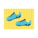 Placa Decorativa Futebol Kids Chuteira 30x40cm