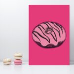Placa Decorativa Cozinha Donut 30x40cm