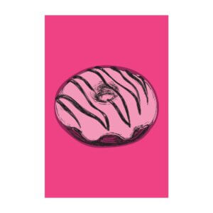 Placa Decorativa Cozinha Donut 20x30cm,Placa Decorativa Cozinha Donut 20x30cm