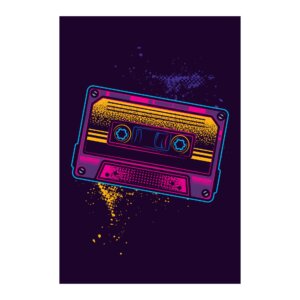 Placa Decorativa Fita Cassete Hobby 20x30cm,Placa Decorativa Fita Cassete Hobby 20x30cm