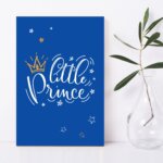 Placa Decorativa MDF Quarto de Bebê Pequeno Principe 20x30cm