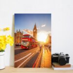 Placa Decorativa Cidades Londres Big Ben 30x40cm