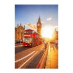 Placa Decorativa Cidades Londres Big Ben 20x30cm