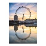 Placa Decorativa Cidades Londres London Eye 20x30cm