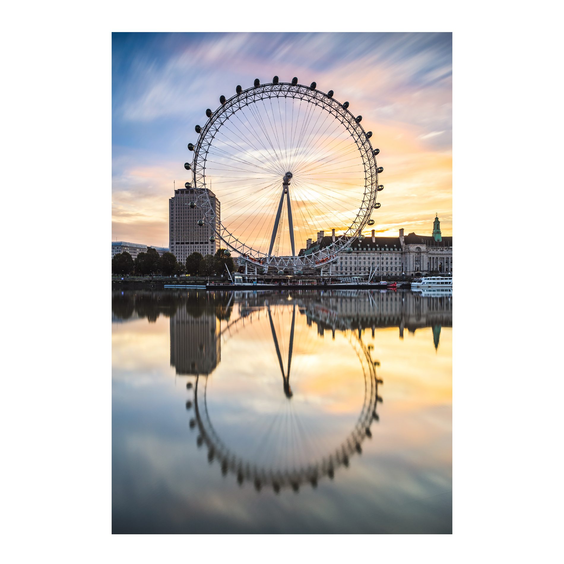 Placa Decorativa Cidades Londres London Eye 20x30cm,Placa Decorativa Cidades Londres London Eye 20x30cm
